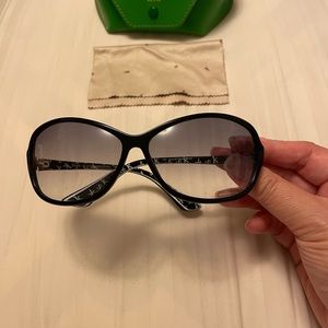 Auth Kate Spade Juliette Sunglasses -black with case + cloth